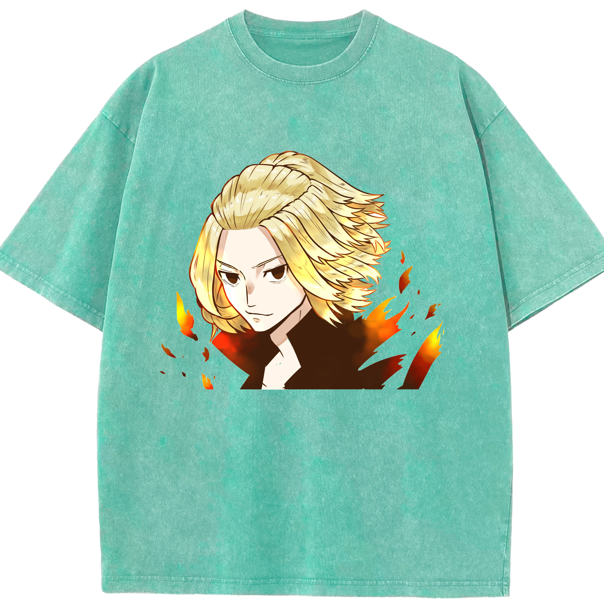 （画像用） 東京リベンジャーズ Tokyo Revengers 綿100% ヴィンテージ風 半袖Tシャツ（フロントプリント）